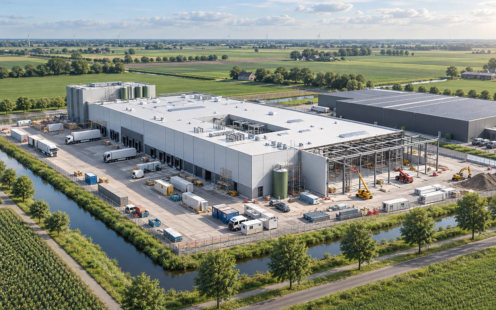Illustrative food processing facility envelope — created for Panel Montage